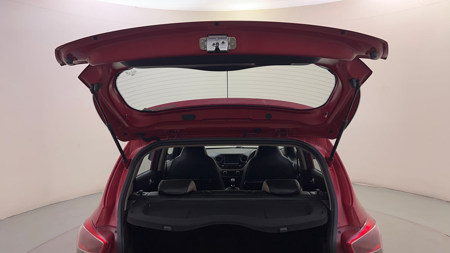 Used 2019 Hyundai Grand i10 Asta 1.2 Kappa VTVT Petrol Manual interior DICKY DOOR OPEN VIEW