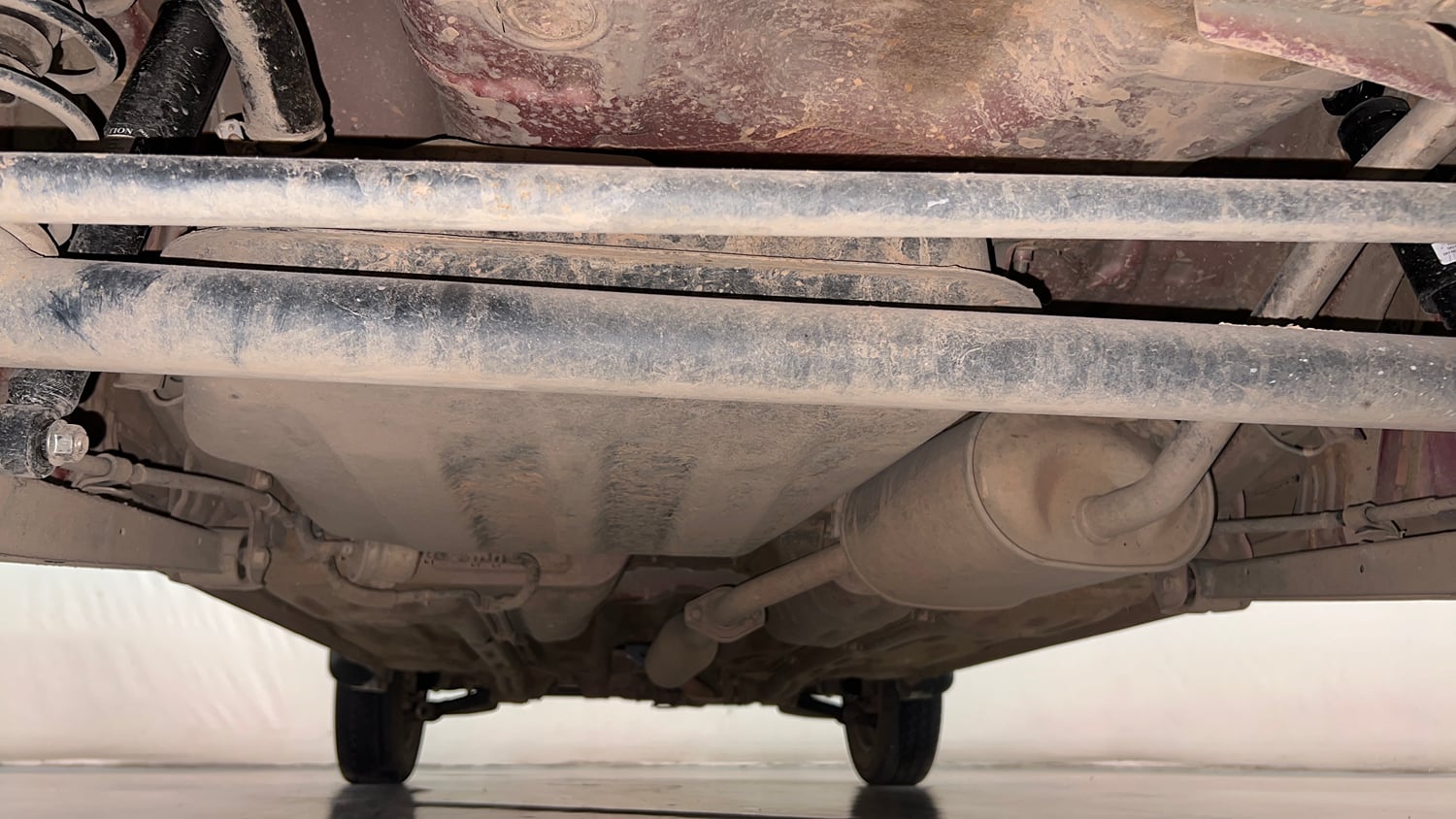 Used 2015 Maruti Suzuki Alto K10 VXi AMT Petrol Automatic extra REAR UNDERBODY VIEW (TAKEN FROM REAR)