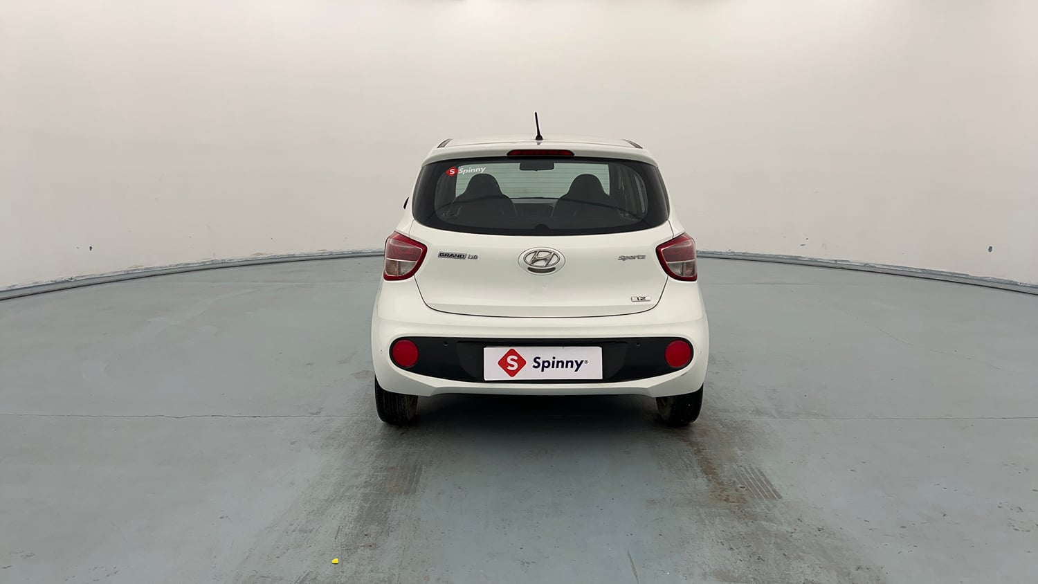 Used 2018 Hyundai Grand i10 Sportz 1.2 Kappa VTVT Petrol Manual exterior BACK VIEW