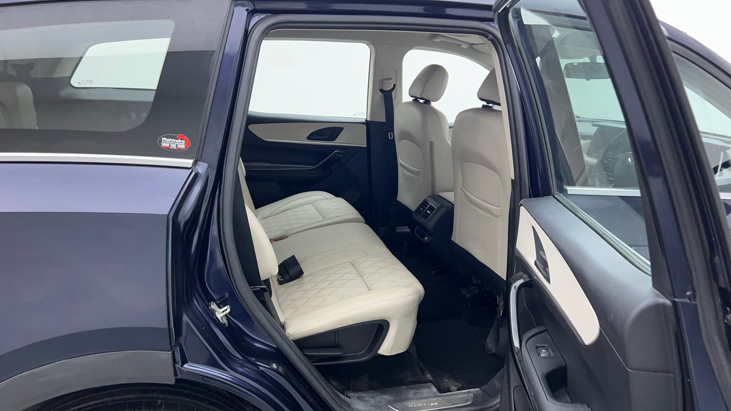 Used 2022 Mahindra XUV700 AX 5 Petrol MT 7 STR Petrol Manual interior RIGHT SIDE REAR DOOR CABIN VIEW