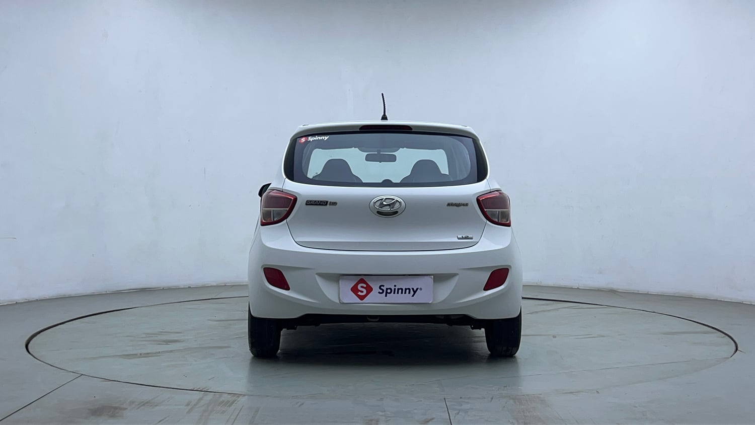 Used 2013 Hyundai Grand i10 Magna 1.2 Kappa VTVT Petrol Manual exterior BACK VIEW