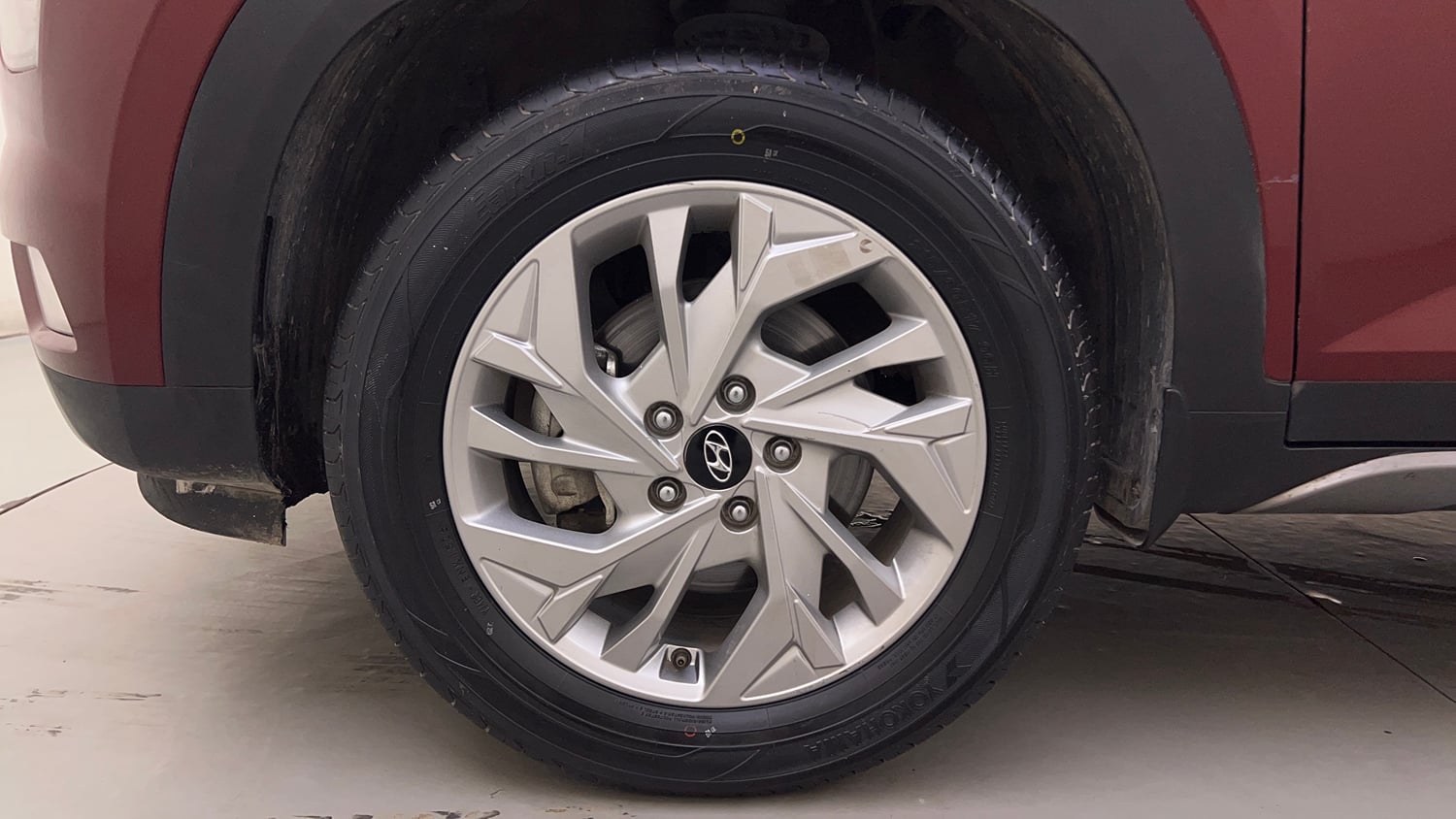 Used 2020 Hyundai Creta SX 1.5 Petrol Petrol Manual tyres LEFT FRONT TYRE RIM VIEW
