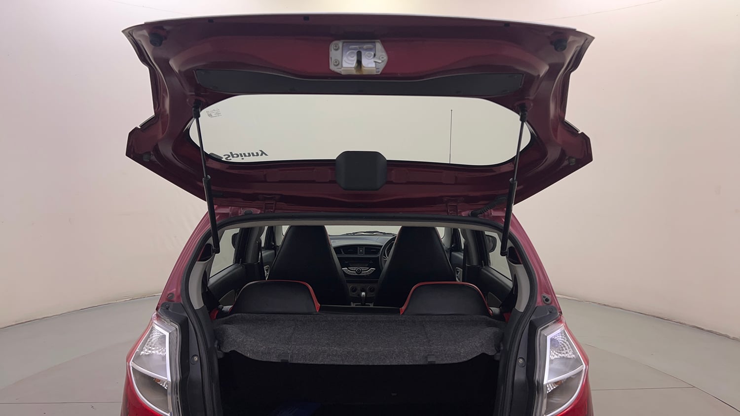 Used 2015 Maruti Suzuki Alto K10 VXi AMT Petrol Automatic interior DICKY DOOR OPEN VIEW
