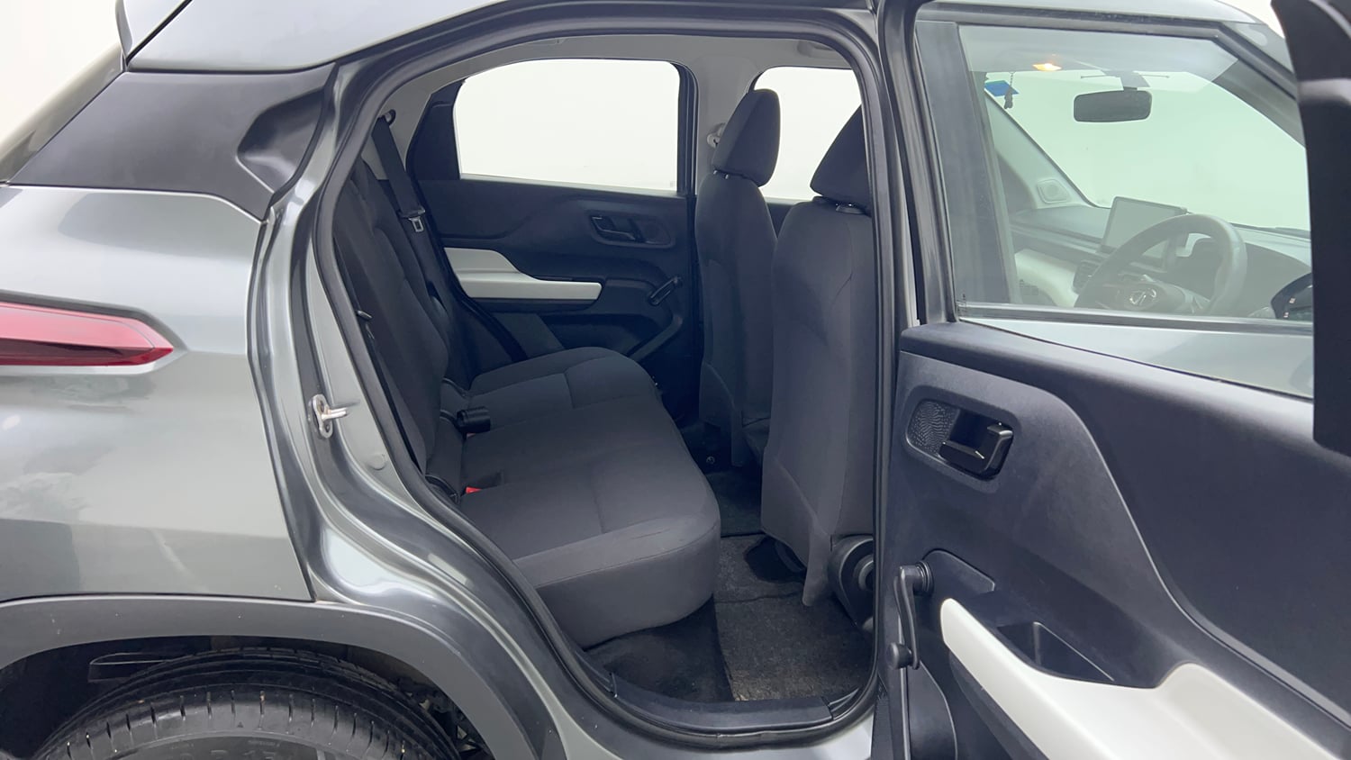 Used 2023 Tata Punch Pure MT Petrol Manual interior RIGHT SIDE REAR DOOR CABIN VIEW