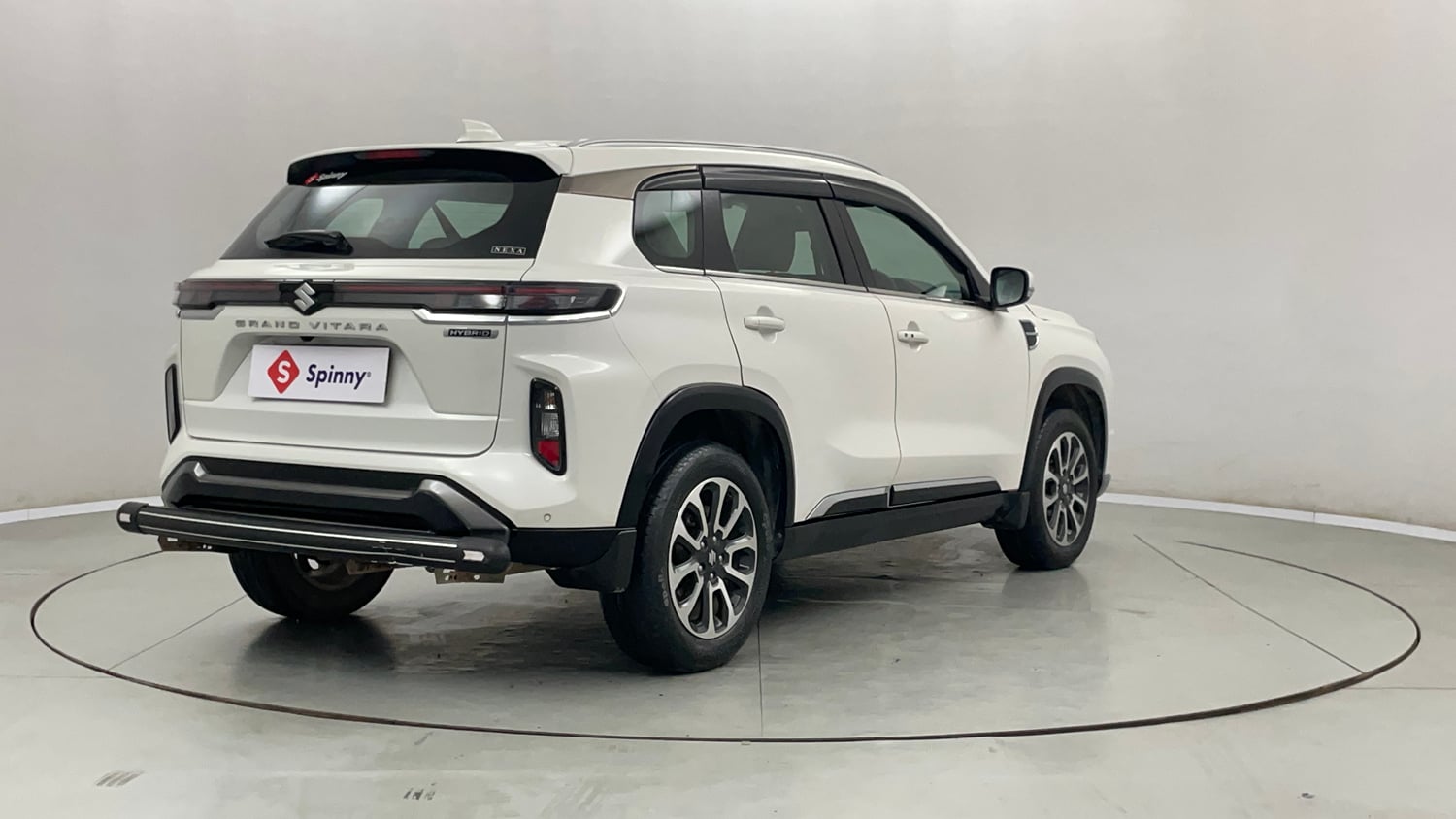 Used 2024 Maruti Suzuki Grand Vitara Zeta Plus Intelligent Hybrid eCVT Hybrid Automatic exterior RIGHT REAR CORNER VIEW