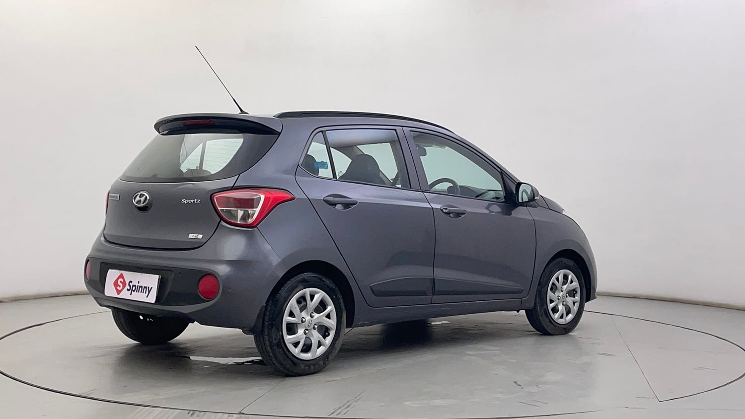 Used 2019 Hyundai Grand i10 Sportz 1.2 Kappa VTVT Petrol Manual exterior RIGHT REAR CORNER VIEW