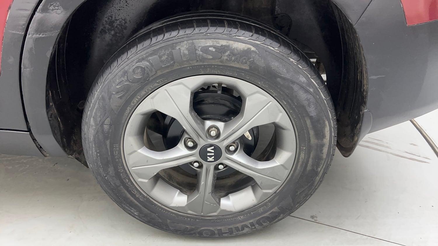 Used 2020 Kia Seltos HTK Plus 1.5 Petrol Manual tyres LEFT REAR TYRE RIM VIEW