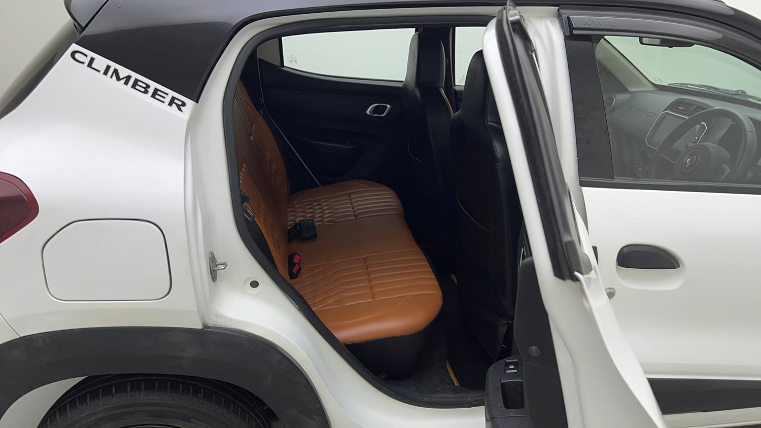 Used 2022 Renault Kwid Climber Dual Tone Petrol Manual interior RIGHT SIDE REAR DOOR CABIN VIEW