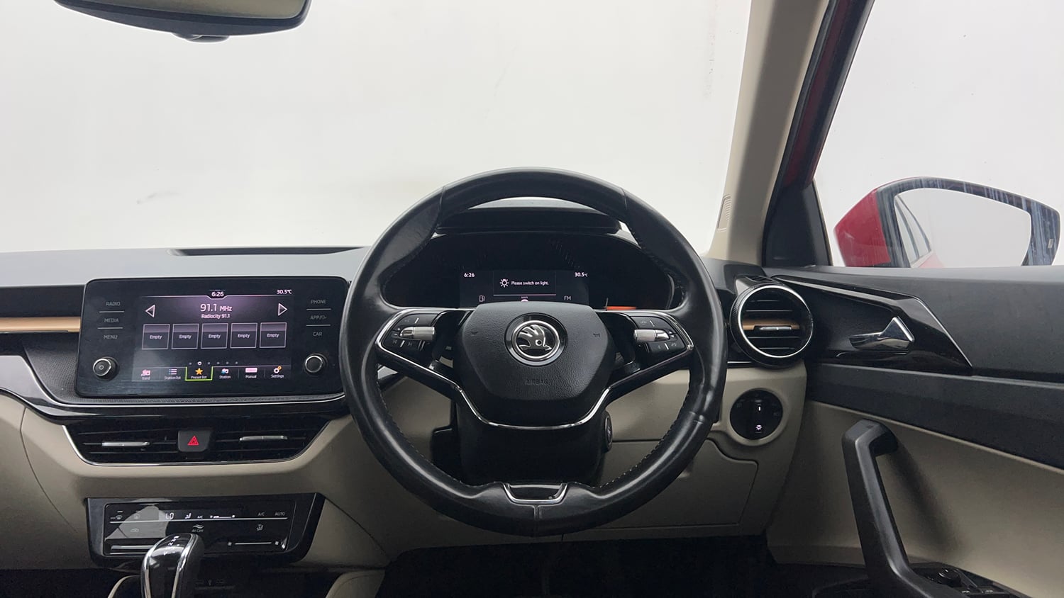 Used 2022 Skoda Slavia Style 1.0L TSI AT Petrol Automatic interior STEERING VIEW