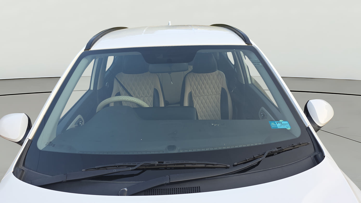 Used 2023 Hyundai Grand i10 Nios Sportz AMT 1.2 Kappa VTVT Petrol Automatic exterior FRONT WINDSHIELD VIEW