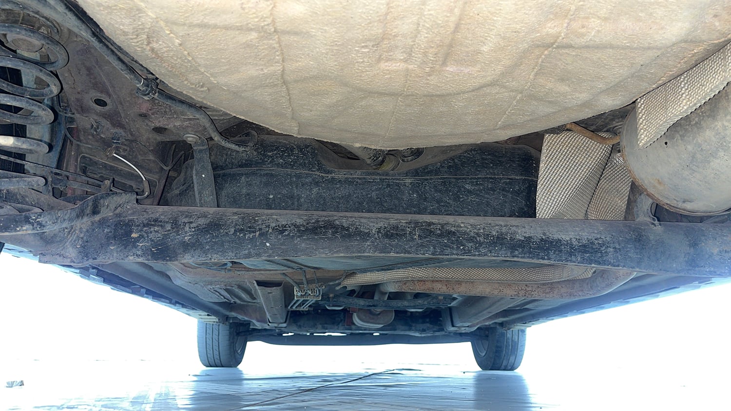 Used 2019 Ford Freestyle Titanium 1.2 Ti-VCT Petrol Manual extra REAR UNDERBODY VIEW (TAKEN FROM REAR)