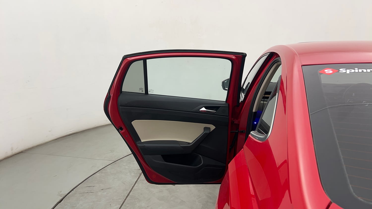 Used 2022 Skoda Slavia Style 1.0L TSI AT Petrol Automatic interior LEFT REAR DOOR OPEN VIEW