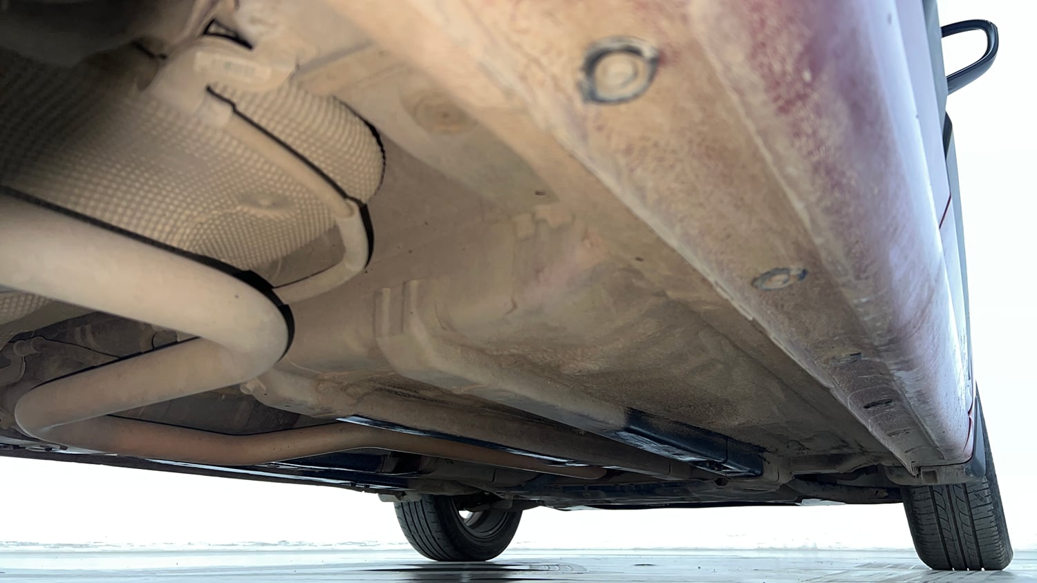 Used 2015 Hyundai Elite i20 Asta 1.2 Petrol Manual extra REAR RIGHT UNDERBODY VIEW