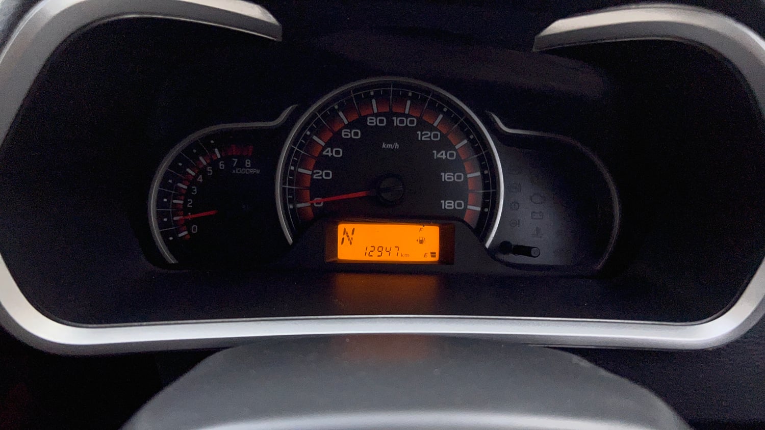 Used 2015 Maruti Suzuki Alto K10 VXi AMT Petrol Automatic interior CLUSTERMETER VIEW