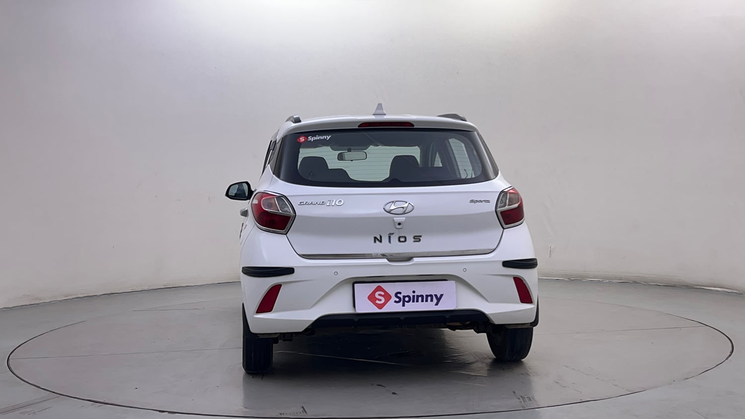 Used 2022 Hyundai Grand i10 Nios Sportz 1.2 Kappa VTVT Petrol Manual exterior BACK VIEW