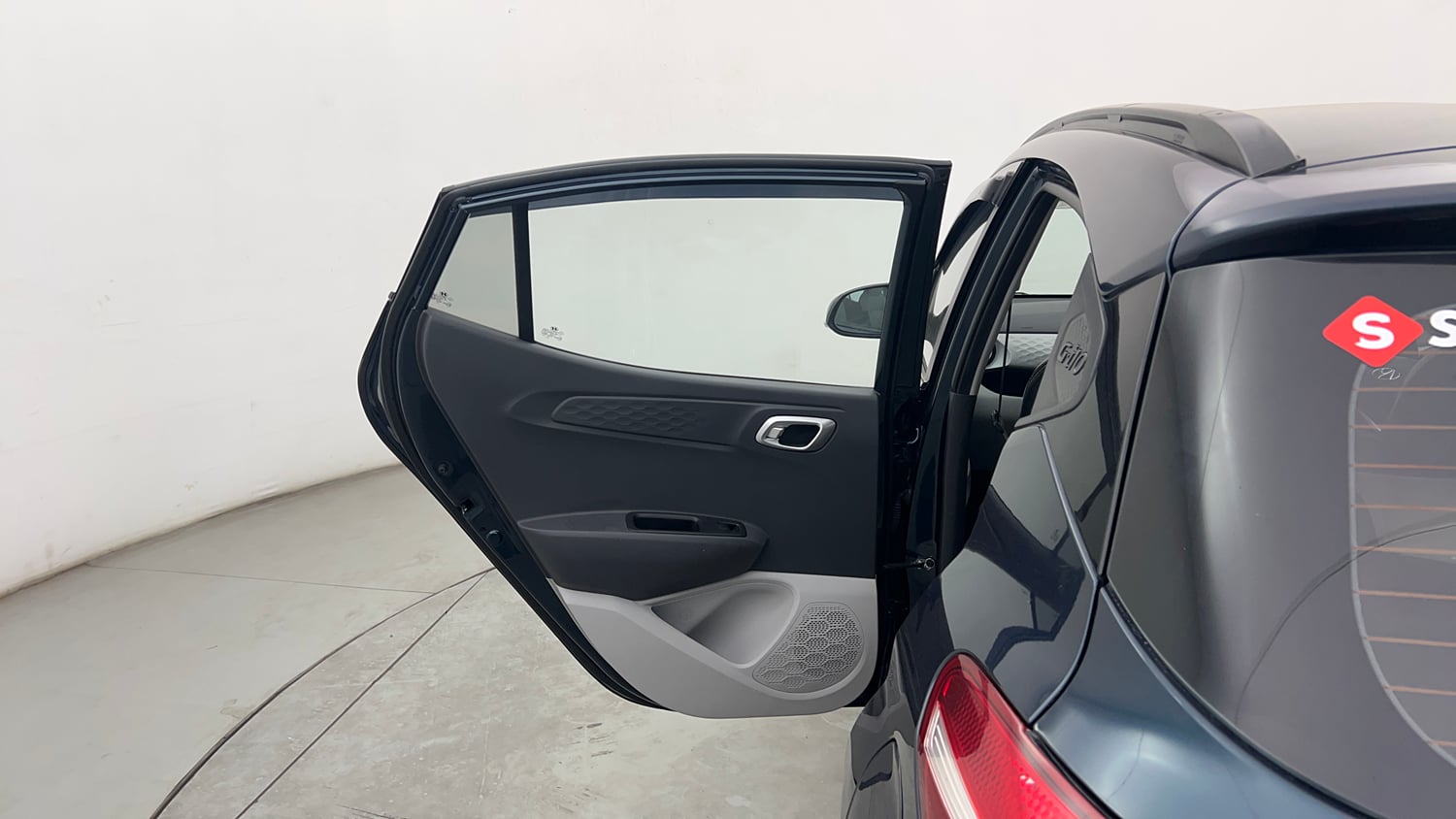 Used 2022 Hyundai Grand i10 Nios Asta AMT 1.2 Kappa VTVT Petrol Automatic interior LEFT REAR DOOR OPEN VIEW