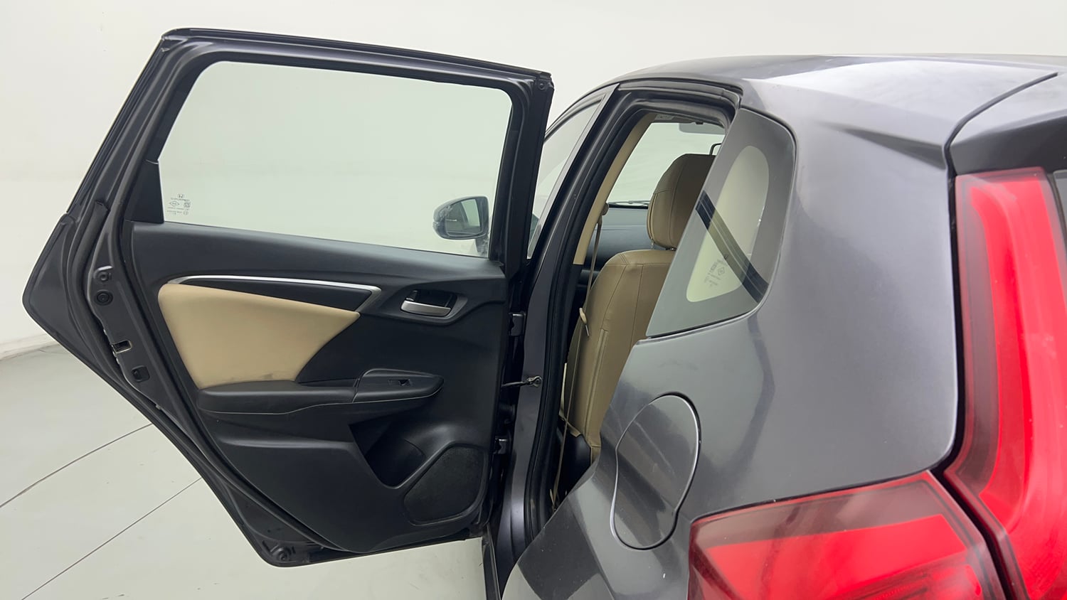 Used 2019 Honda Jazz VX CVT Petrol Petrol Automatic interior LEFT REAR DOOR OPEN VIEW