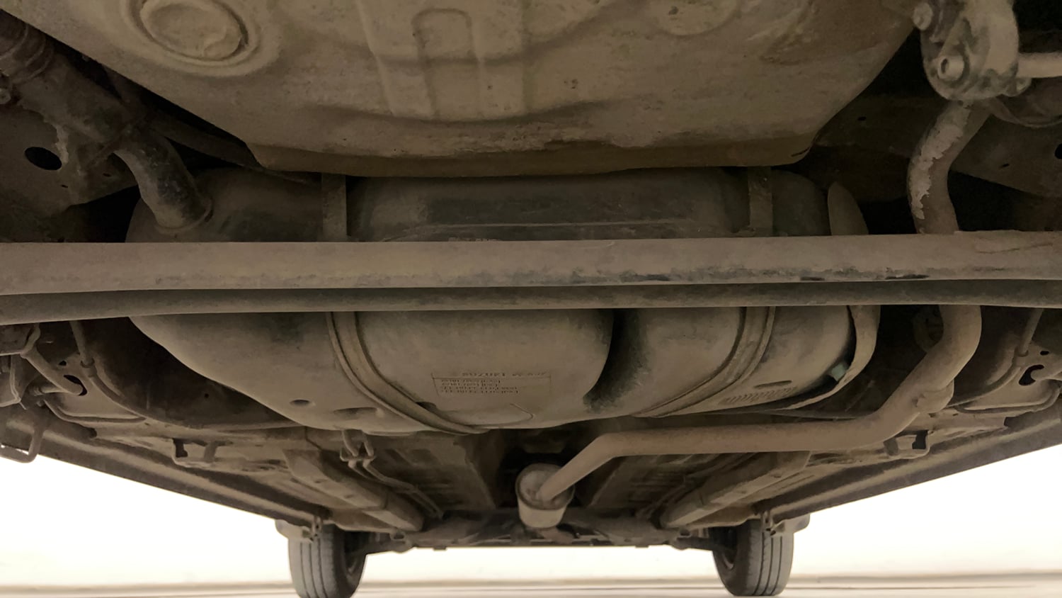 Used 2015 Maruti Suzuki Celerio VXi AMT Petrol Automatic extra REAR UNDERBODY VIEW (TAKEN FROM REAR)