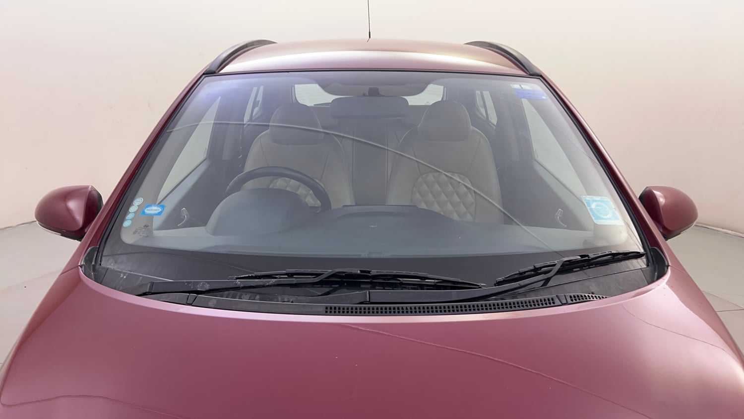 Used 2016 Hyundai Grand i10 Asta AT 1.2 Kappa VTVT (O) Petrol Automatic exterior FRONT WINDSHIELD VIEW