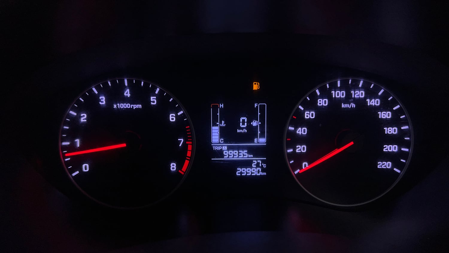 Used 2018 Hyundai Elite i20 Asta 1.2 Petrol Manual interior CLUSTERMETER VIEW