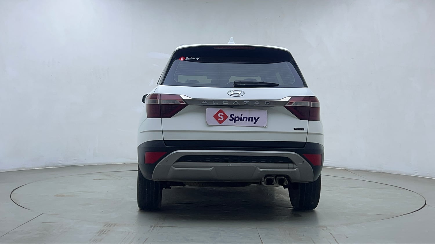 Used 2022 Hyundai Alcazar Signature (O) 6 STR 1.5 Diesel AT Diesel Automatic exterior BACK VIEW