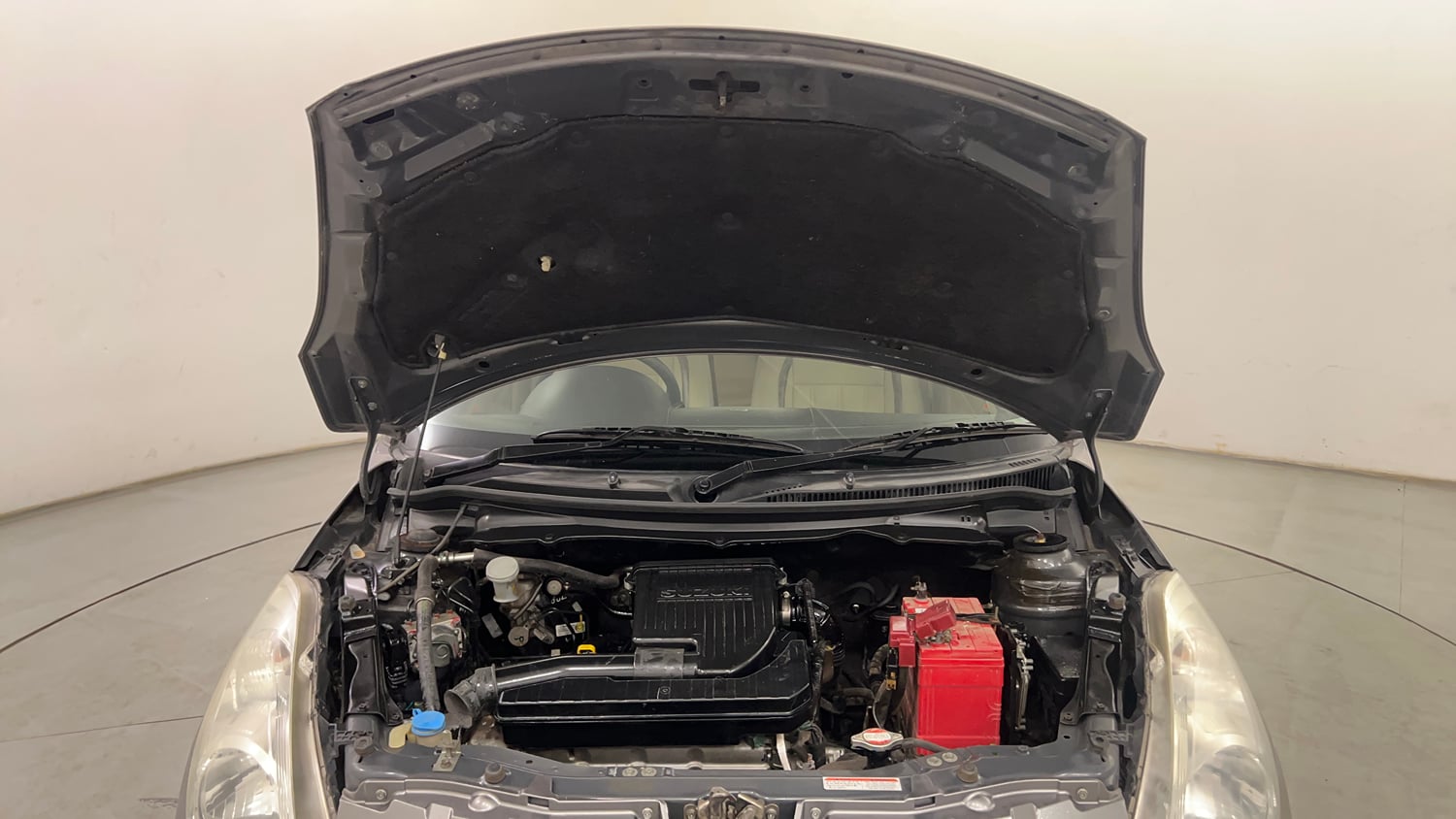 Used 2013 Maruti Suzuki Swift Dzire ZXI Petrol Manual engine ENGINE & BONNET OPEN FRONT VIEW