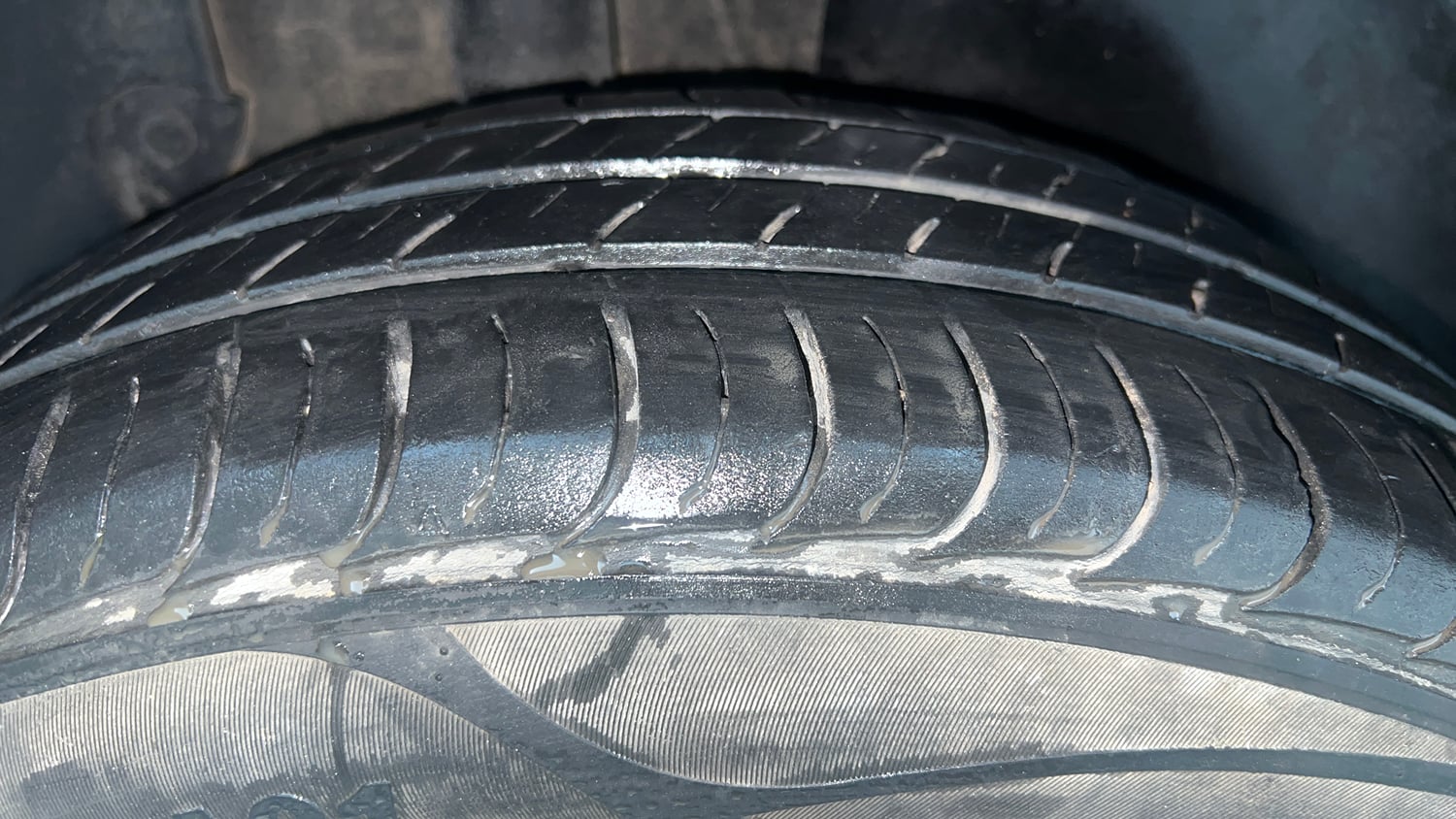 Used 2020 Kia Seltos HTK Plus 1.5 Petrol Manual tyres RIGHT REAR TYRE TREAD VIEW