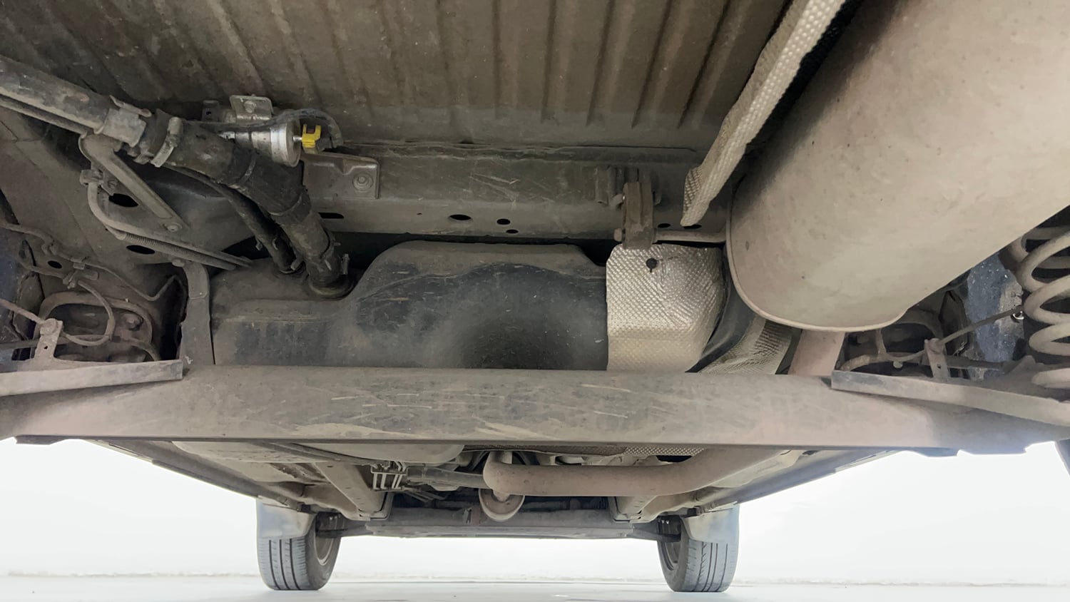 Used 2017 Ford EcoSport Titanium 1.5L Ti-VCT AT Petrol Automatic extra REAR UNDERBODY VIEW (TAKEN FROM REAR)