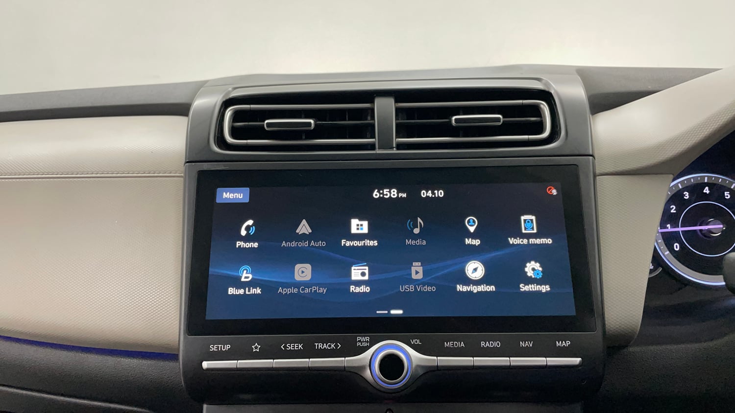 Used 2021 Hyundai Creta SX 1.5 Petrol Petrol Manual interior MUSIC SYSTEM & AC CONTROL VIEW