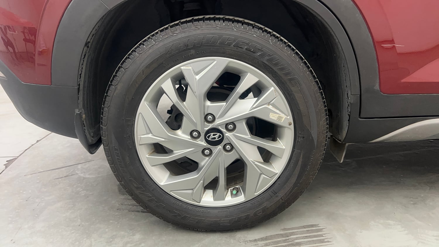 Used 2021 Hyundai Creta SX 1.5 Petrol IVT Petrol Automatic tyres RIGHT REAR TYRE RIM VIEW