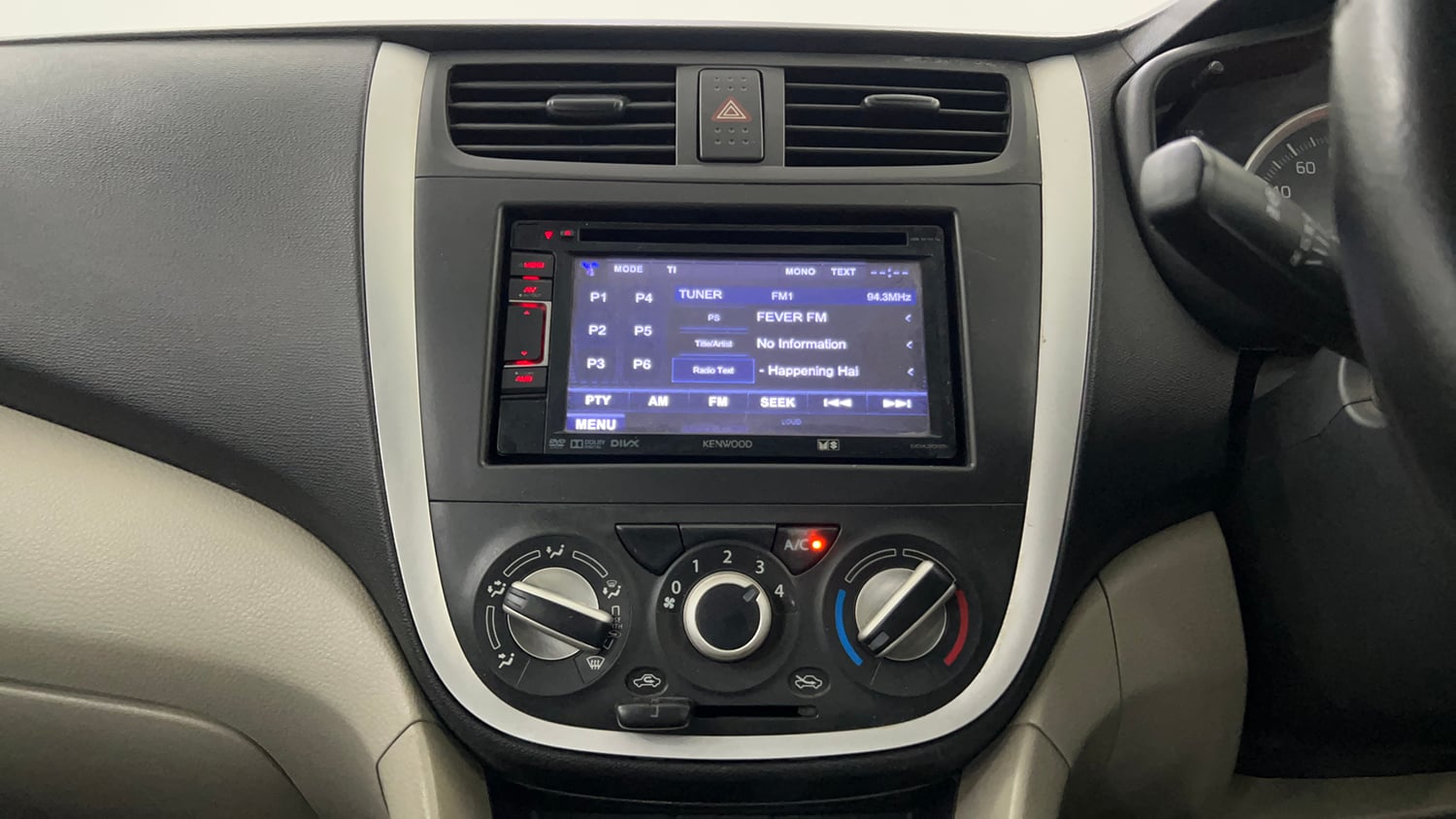 Used 2015 Maruti Suzuki Celerio VXi AMT Petrol Automatic interior MUSIC SYSTEM & AC CONTROL VIEW