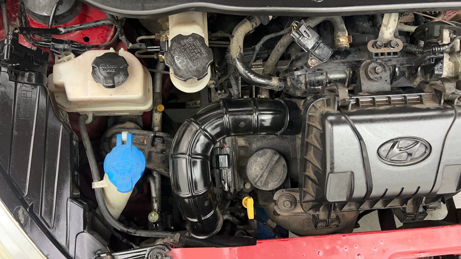 Used 2015 Hyundai Eon Magna Petrol Manual engine ENGINE RIGHT SIDE VIEW