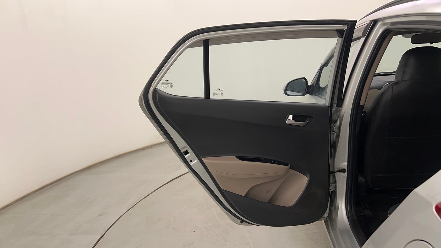 Used 2016 Hyundai Grand i10 Asta AT 1.2 Kappa VTVT Petrol Automatic interior LEFT REAR DOOR OPEN VIEW