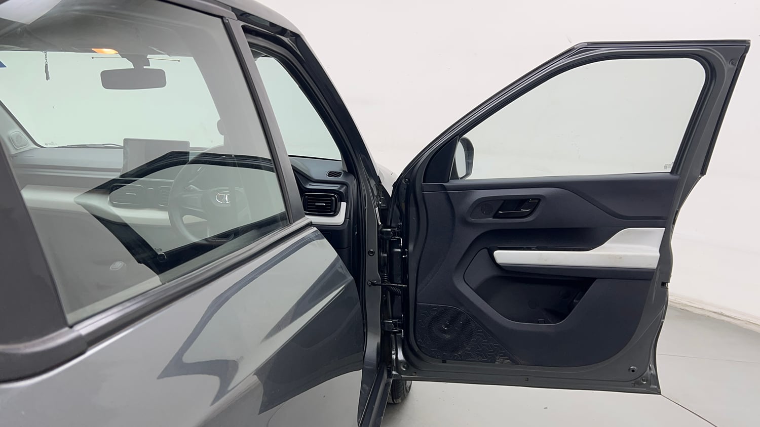 Used 2023 Tata Punch Pure MT Petrol Manual interior RIGHT FRONT DOOR OPEN VIEW