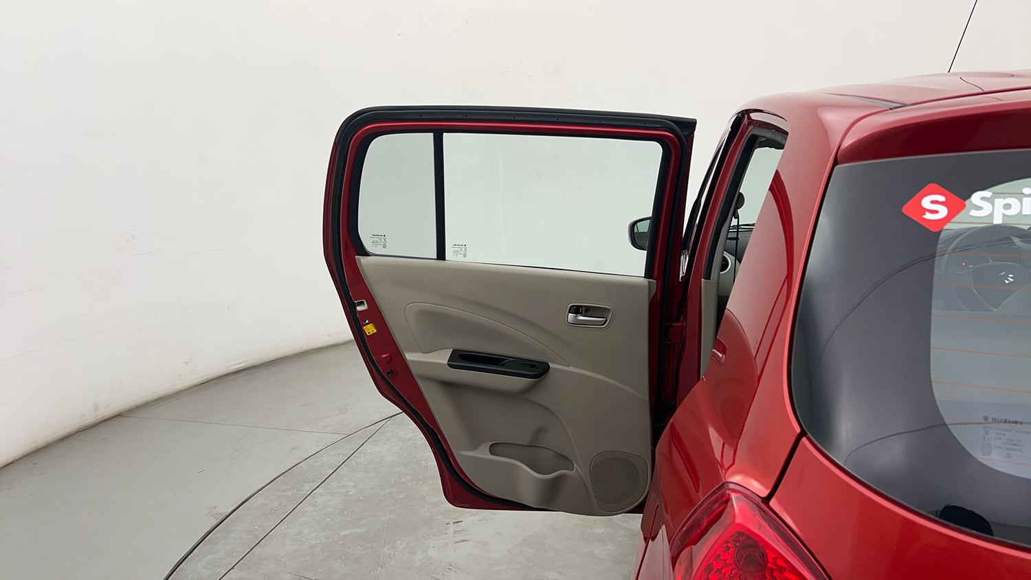 Used 2016 Maruti Suzuki Celerio ZXI (O) AMT Petrol Automatic interior LEFT REAR DOOR OPEN VIEW
