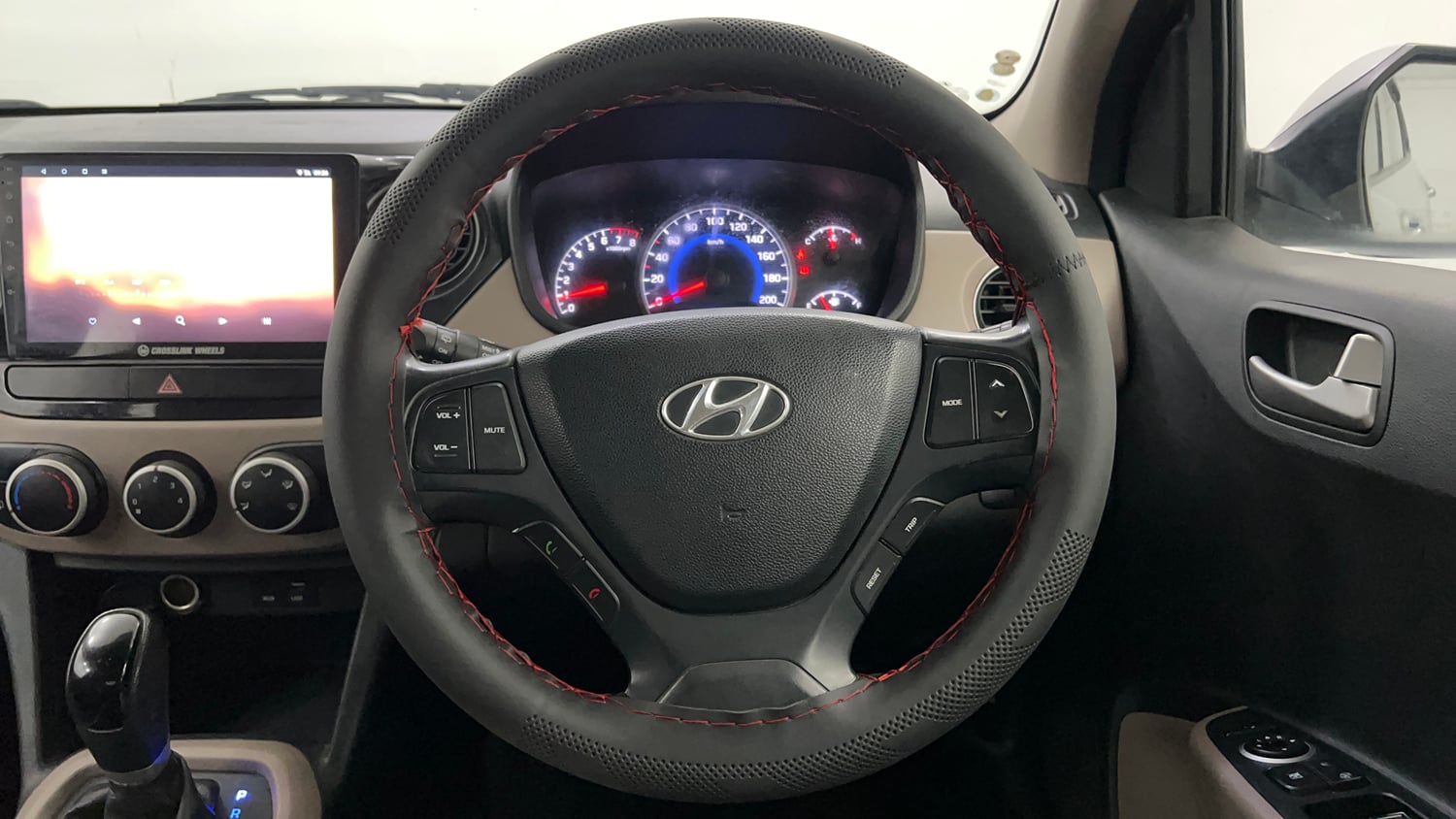 Used 2016 Hyundai Grand i10 Asta AT 1.2 Kappa VTVT Petrol Automatic interior STEERING VIEW