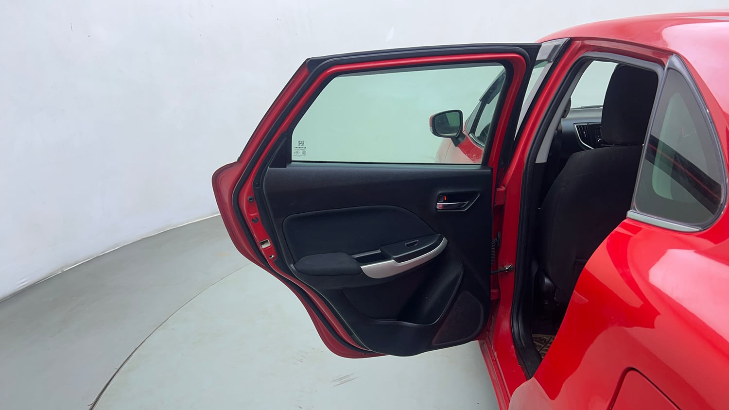 Used 2017 Maruti Suzuki Baleno Zeta 1.2 AT Petrol Automatic interior LEFT REAR DOOR OPEN VIEW