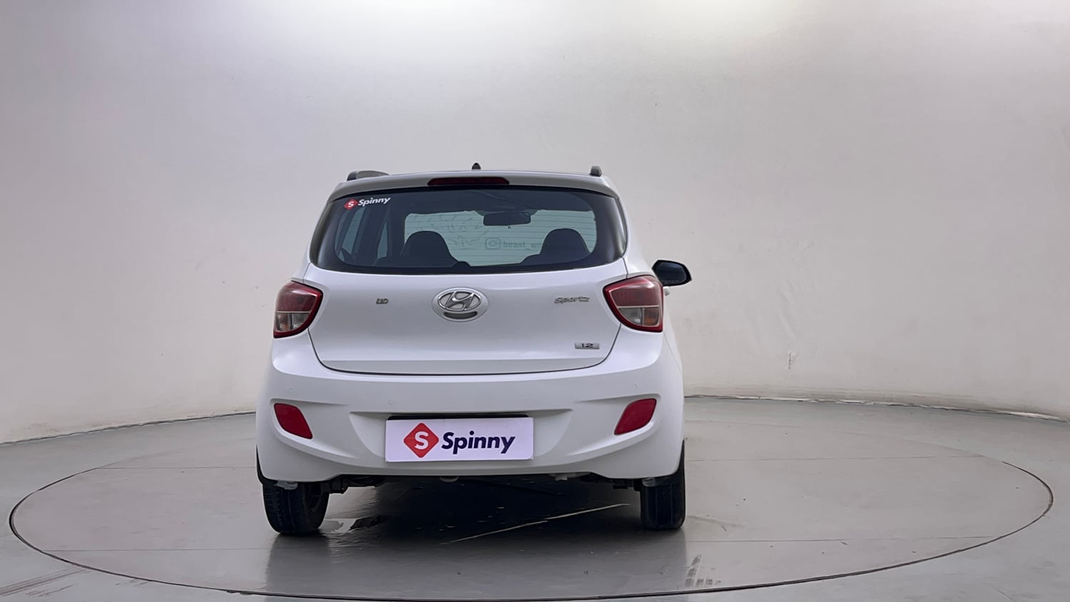 Used 2017 Hyundai Grand i10 Sportz 1.2 Kappa VTVT Petrol Manual exterior BACK VIEW
