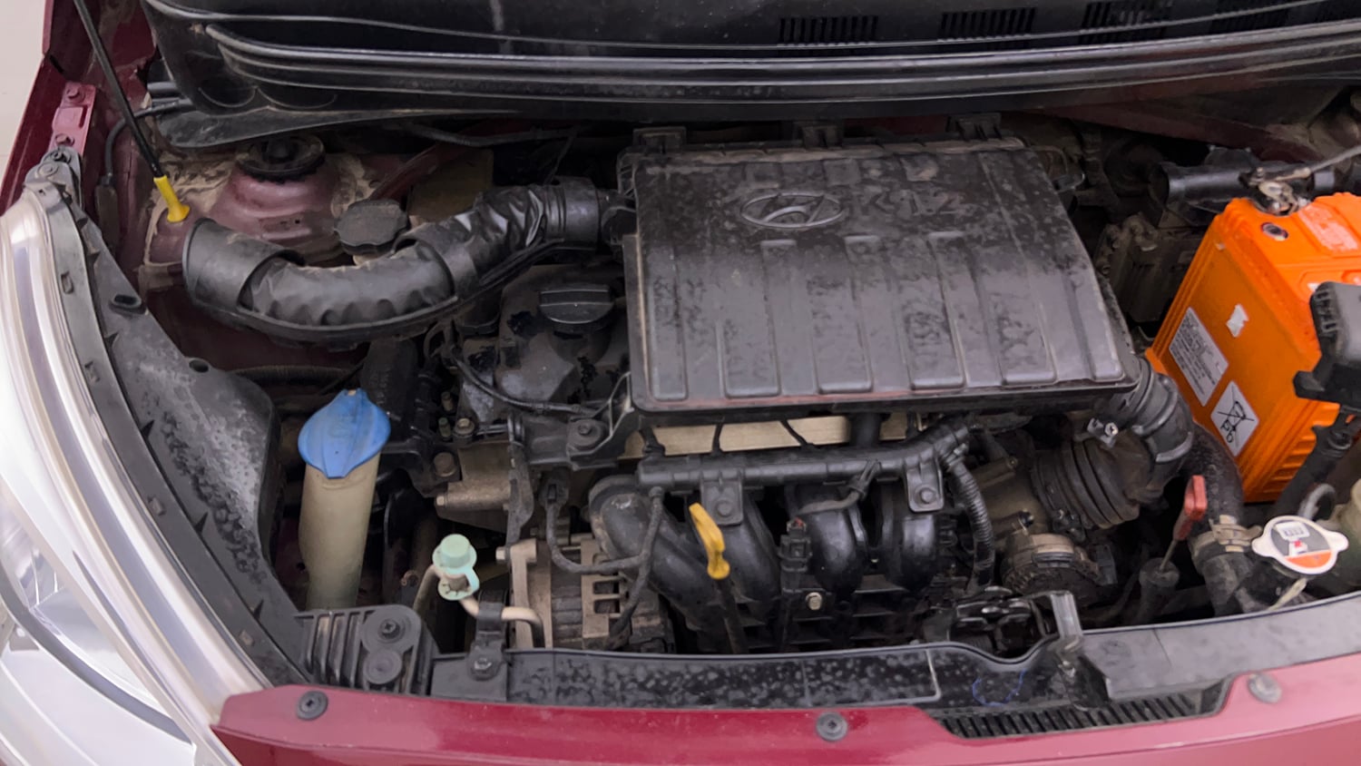 Used 2016 Hyundai Grand i10 Asta AT 1.2 Kappa VTVT (O) Petrol Automatic engine ENGINE RIGHT SIDE VIEW