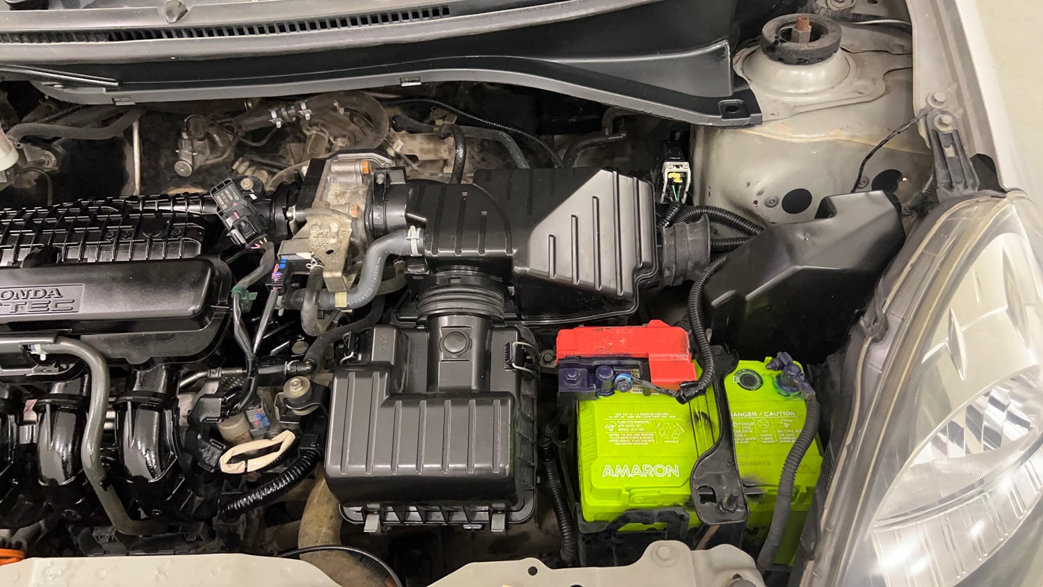 Used 2014 Honda Brio S MT Petrol Manual engine ENGINE LEFT SIDE VIEW