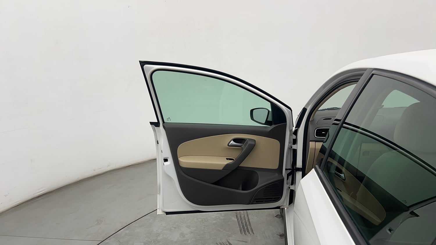 Used 2022 Volkswagen Vento Highline 1.0L TSI Petrol Manual interior LEFT FRONT DOOR OPEN VIEW