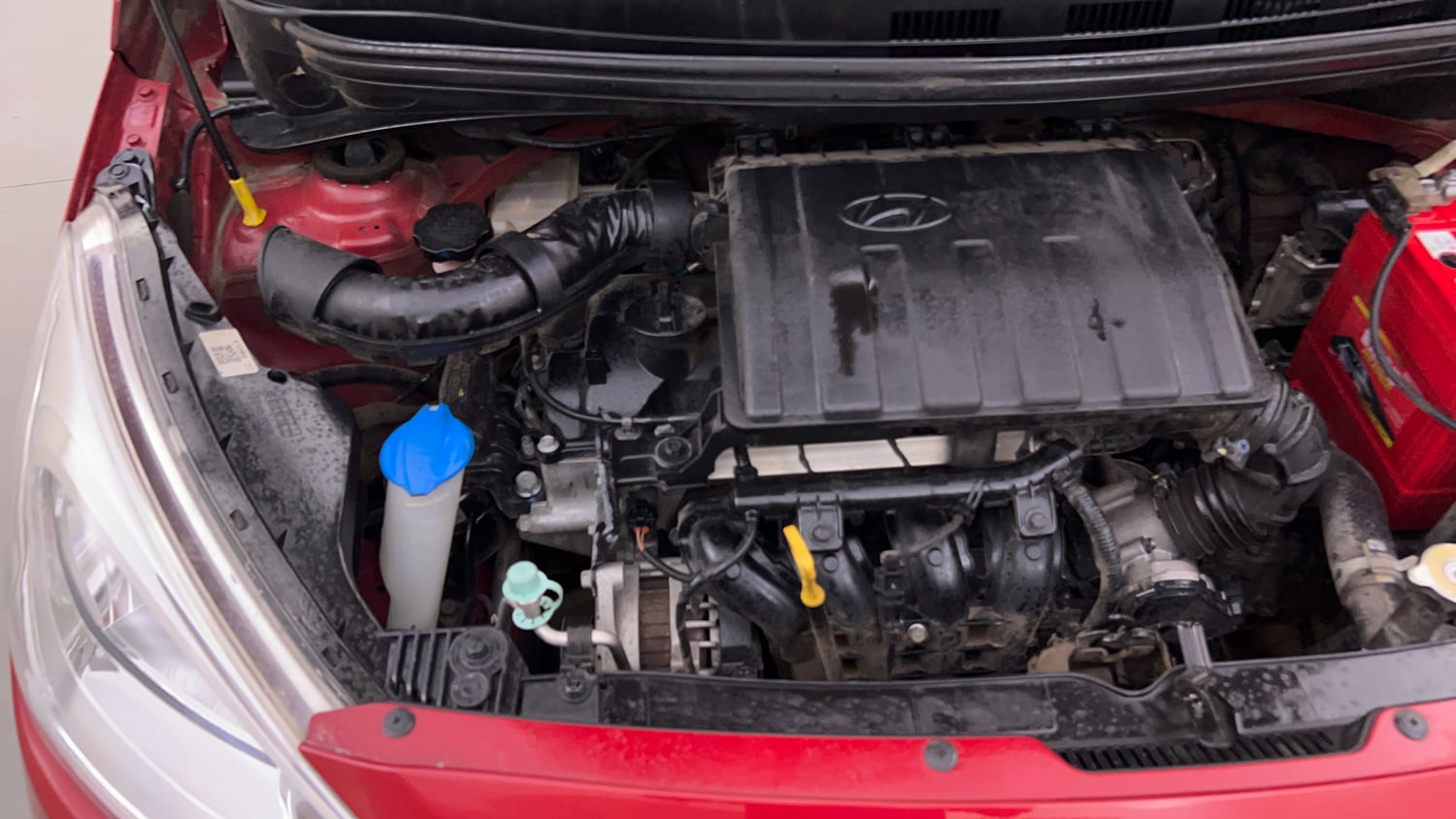 Used 2019 Hyundai Grand i10 Asta 1.2 Kappa VTVT Petrol Manual engine ENGINE RIGHT SIDE VIEW