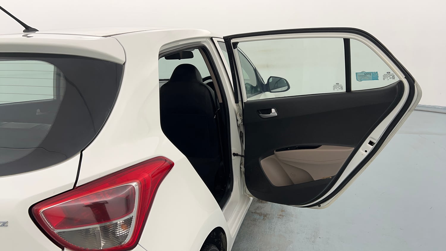 Used 2018 Hyundai Grand i10 Sportz 1.2 Kappa VTVT Petrol Manual interior RIGHT REAR DOOR OPEN VIEW