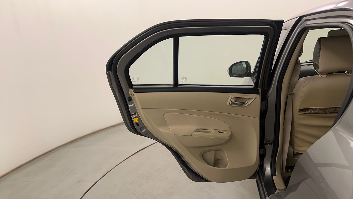 Used 2013 Maruti Suzuki Swift Dzire ZXI Petrol Manual interior LEFT REAR DOOR OPEN VIEW