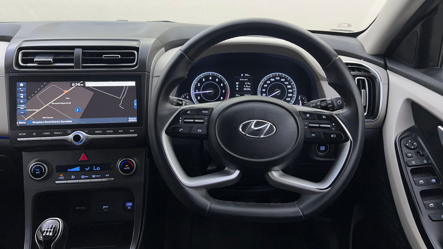 Used 2020 Hyundai Creta SX 1.5 Petrol Petrol Manual interior STEERING VIEW