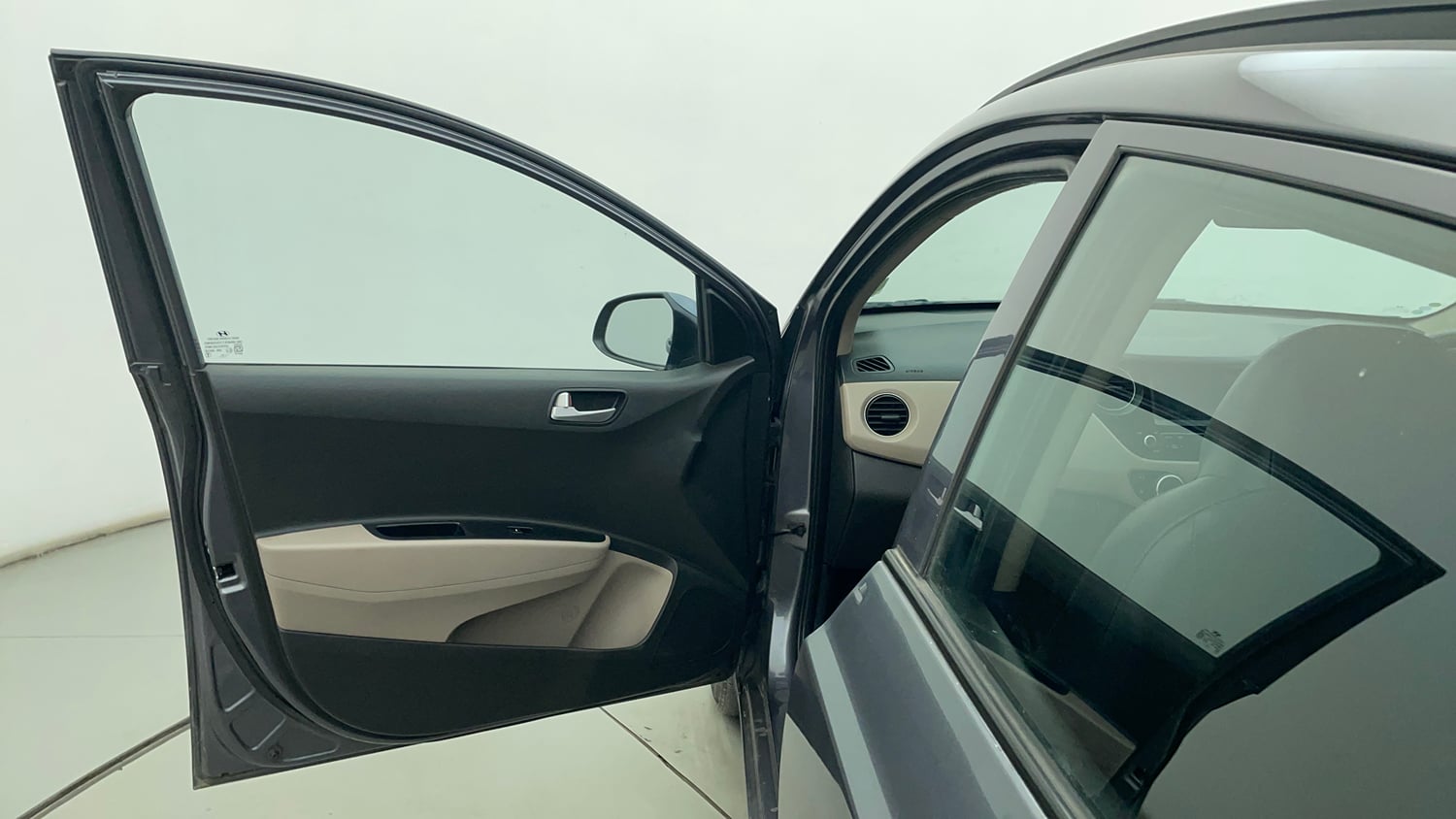 Used 2019 Hyundai Grand i10 Sportz 1.2 Kappa VTVT Petrol Manual interior RIGHT REAR DOOR OPEN VIEW