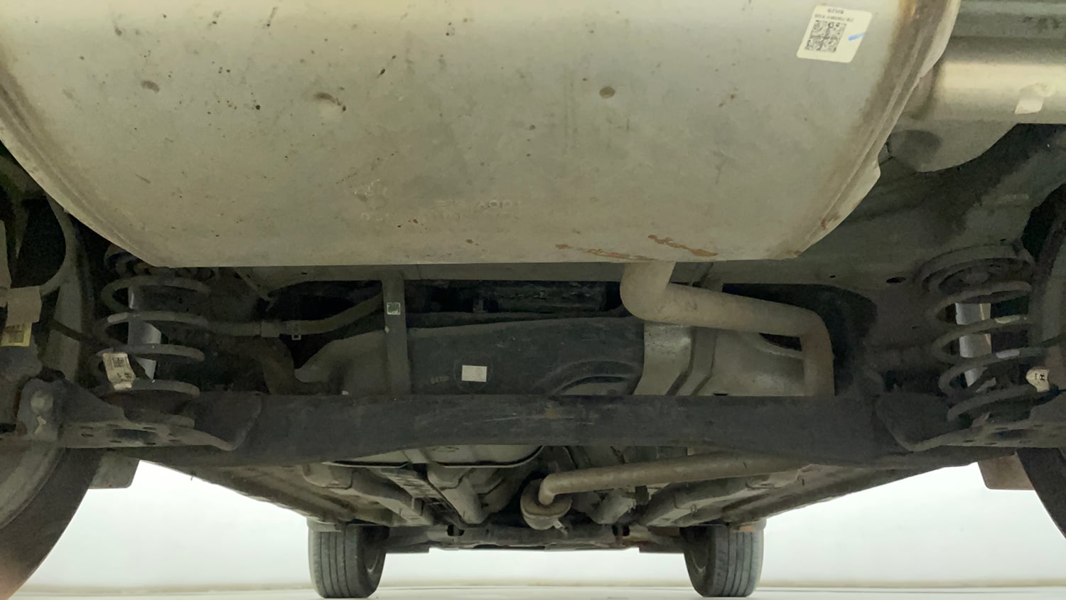 Used 2023 Hyundai Creta SX 1.5 Petrol IVT Petrol Automatic extra REAR UNDERBODY VIEW (TAKEN FROM REAR)