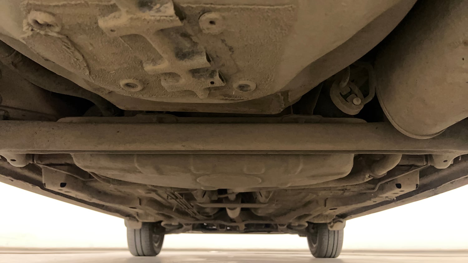 Used 2019 Tata Tiago Revotron XZA Plus Petrol Automatic extra REAR UNDERBODY VIEW (TAKEN FROM REAR)