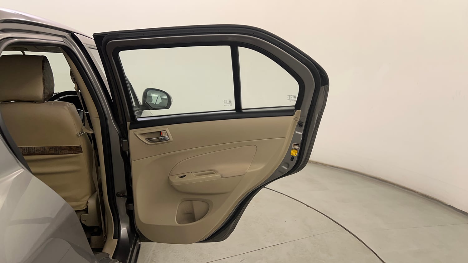 Used 2013 Maruti Suzuki Swift Dzire ZXI Petrol Manual interior RIGHT REAR DOOR OPEN VIEW