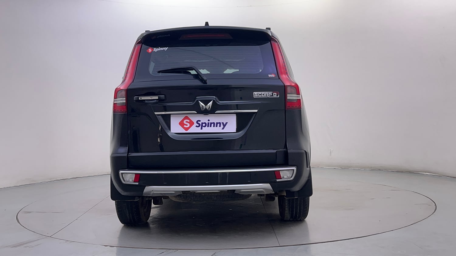 Used 2022 Mahindra Scorpio N Z8 L Petrol AT 7 STR Petrol Automatic exterior BACK VIEW
